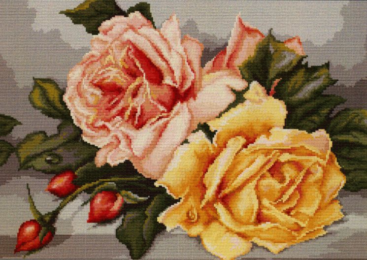 Набор для вышивания в технике гобелен LUCA-S "Розы" G485 