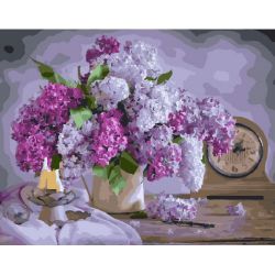 GX26719 Картина по номерам Paintboy "Букет сирени"