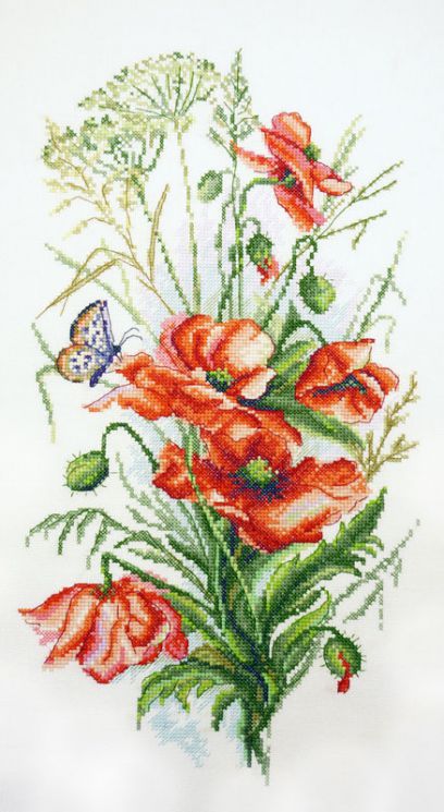 06.002.72 Набор для вышивания Марья Искусница "Маковые краски"