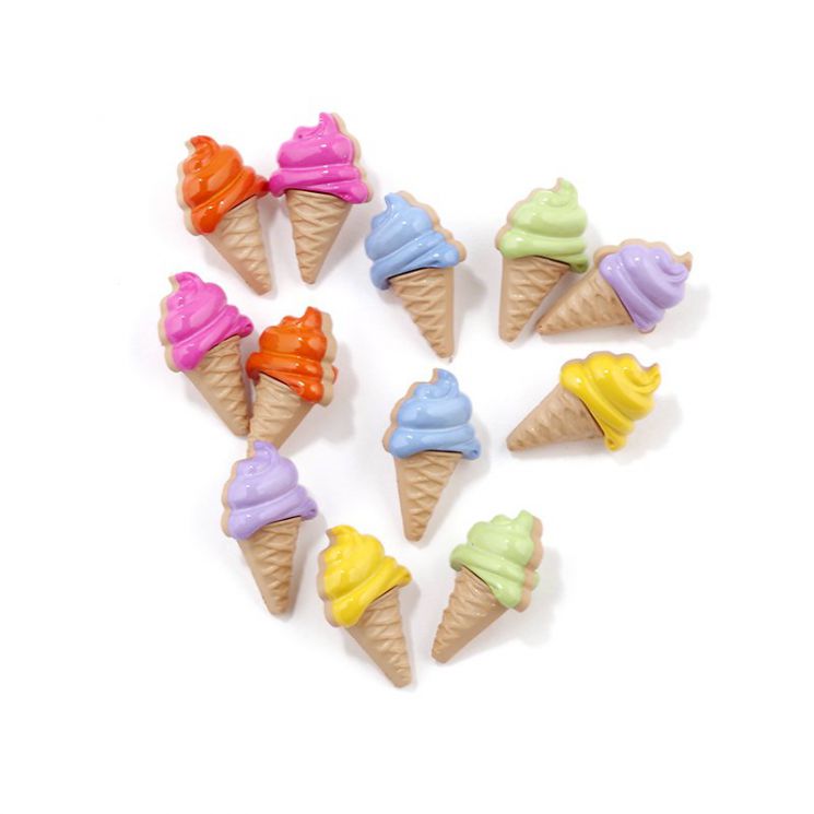 Набор декоративных пуговиц Jesse James "Мороженое"