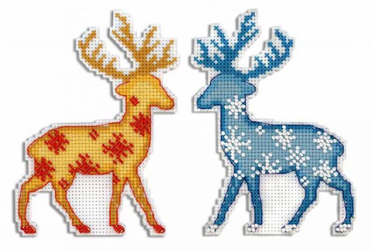 Р-455 набор для вышивания МП-Студия "Жар-птица" Северный олень