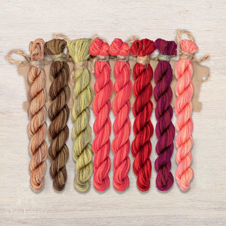 Набор ниток OwlForest для схемы «Конь-огонь» (DMC) 32 и 28 каунт в 2 нити НМул-КО043-3322 