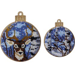 Набор для вышивания бисером по дереву ВОЛШЕБНАЯ СТРАНА FLK-303 (2 штуки)