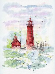 А-005 Набор для вышивания Aquarelle "Морская гавань"