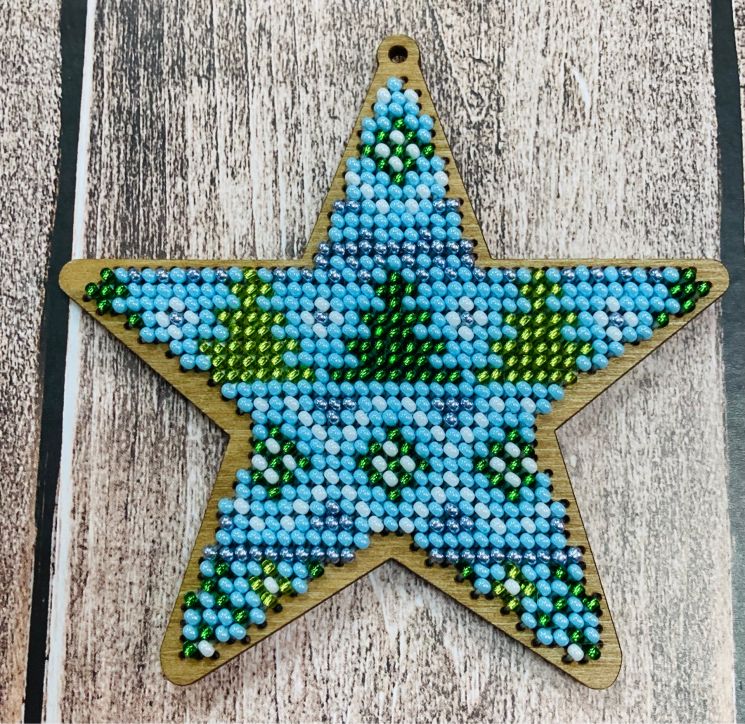 С037-02 Набор для вышивания  Звезда "Оттепель" 9х9,5 см