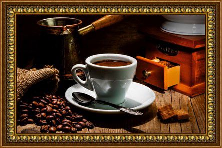 Алмазная мозаика Милато "Кофе" O-559