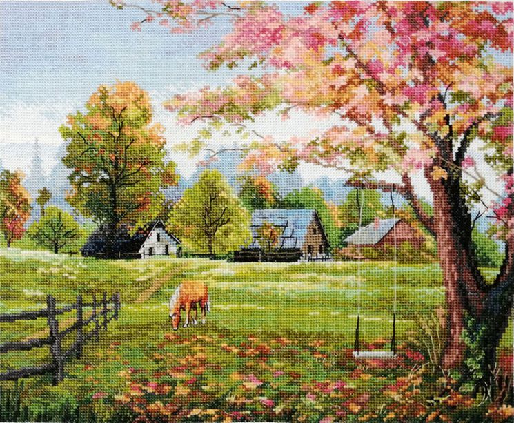 02.010.27  Набор для вышивания Марья Искусница "ПОД КЛЕНОМ"