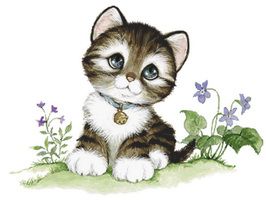 Алмазная мозаика Милато "Котенок" N-167