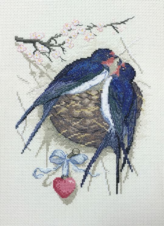 03.010.11 Набор для вышивания Марья Искусница "Ласточки"