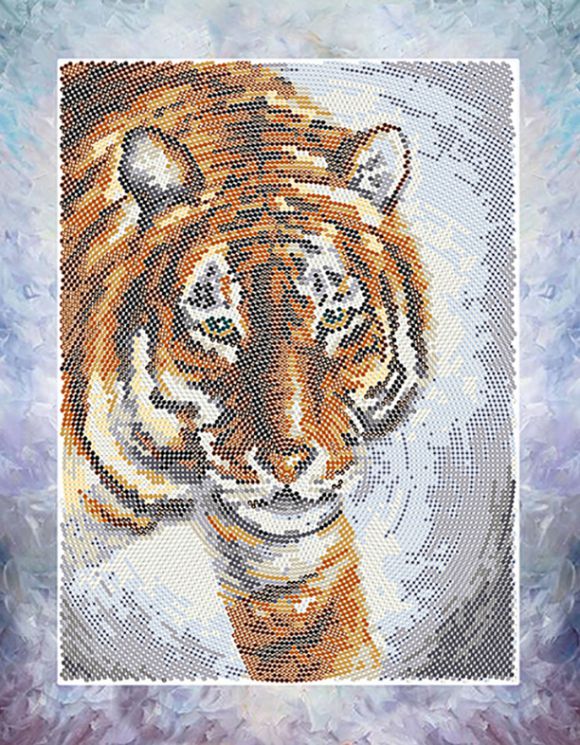 КБ-352 Схема для вышивания бисером ТМ Наследие "Тигр"