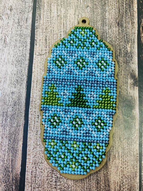 С041-02 Набор для вышивания  Шишка "Оттепель", 12,5х6 см