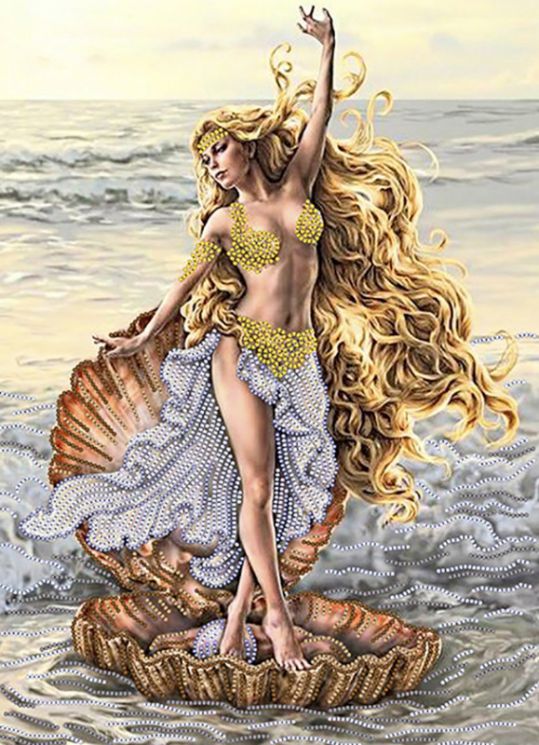 КБ-249 Схема для вышивания бисером ТМ Наследие "Дева морей"