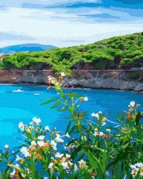  Картина по номерам  "Лазурный берег моря" GX36917 40х50 см