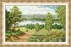 ВМ-033 Набор для вышивания Золотое Руно "Моя Россия"