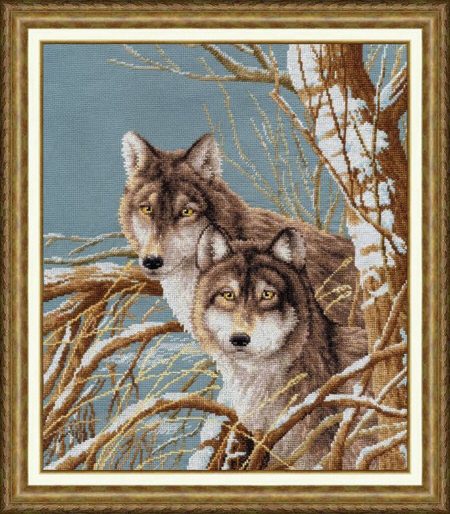 ДЖ-043 Набор для вышивания Золотое Руно "Лесные гости"