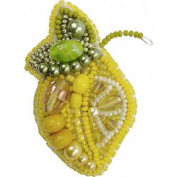 БП-240 Набор для изготовления броши Crystal Art "Лимончик"