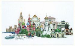 510 Набор для вышивания Thea Gouverneur "Москва"