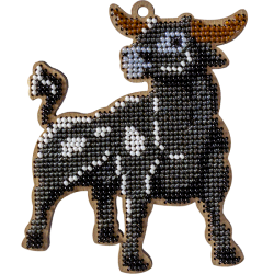 Набор для вышивания бисером по дереву ВОЛШЕБНАЯ СТРАНА FLK-321, 9.5*11.5см