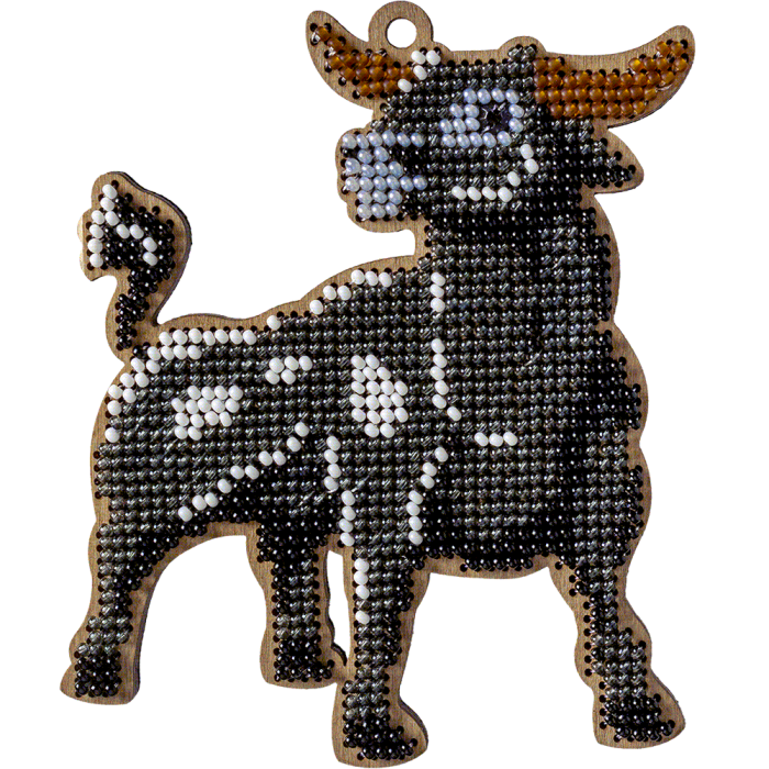 Набор для вышивания бисером по дереву ВОЛШЕБНАЯ СТРАНА FLK-321, 9.5*11.5см