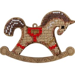 Набор для вышивания бисером по дереву ВОЛШЕБНАЯ СТРАНА FLK-325, 11*7.5см