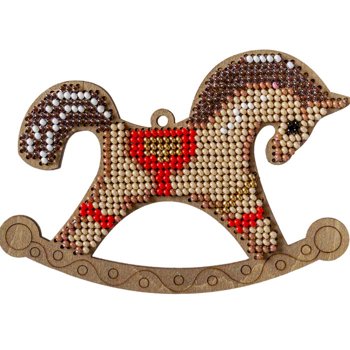 Набор для вышивания бисером по дереву ВОЛШЕБНАЯ СТРАНА FLK-325, 11*7.5см