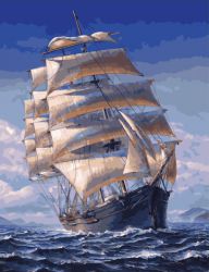 GX34463 Картина по номерам Paintboy "Одинокий парусник"