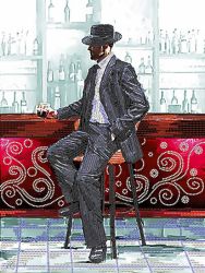 КБ-266 Схема для вышивания бисером ТМ Наследие "В ожидании прекрасной"