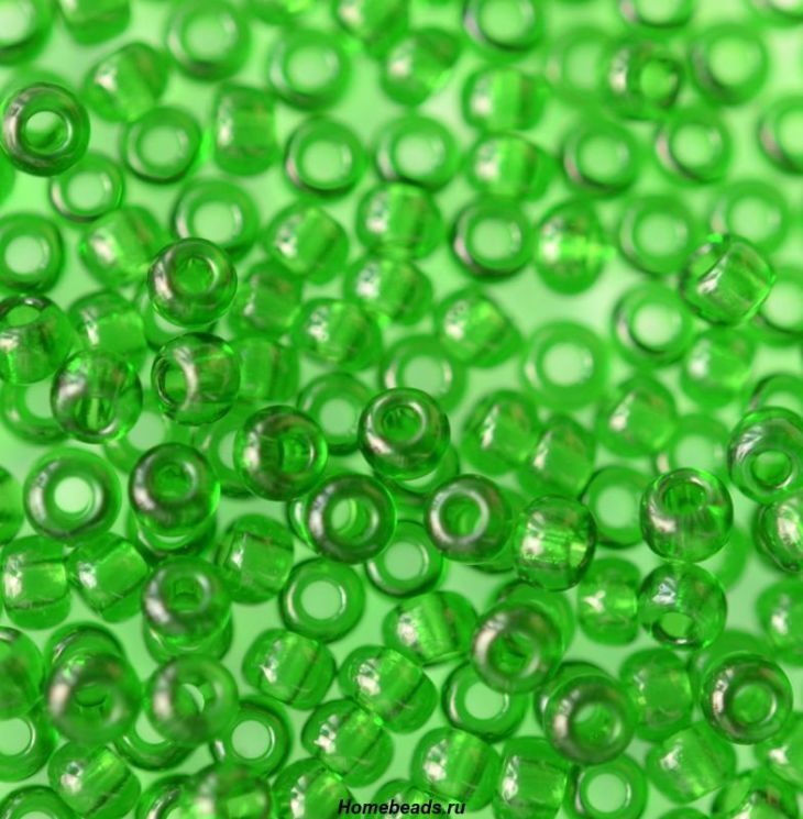 Бисер Preciosa 50120 изумрудный прозрачный