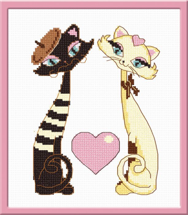 Набор для вышивания крестом ОВЕН "Матроскина любовь" 731