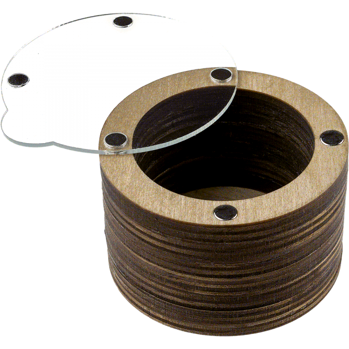 Шкатулка для рукоделия ВОЛШЕБНАЯ  СТРАНА FLZB(N)-014 7*7*4.5см