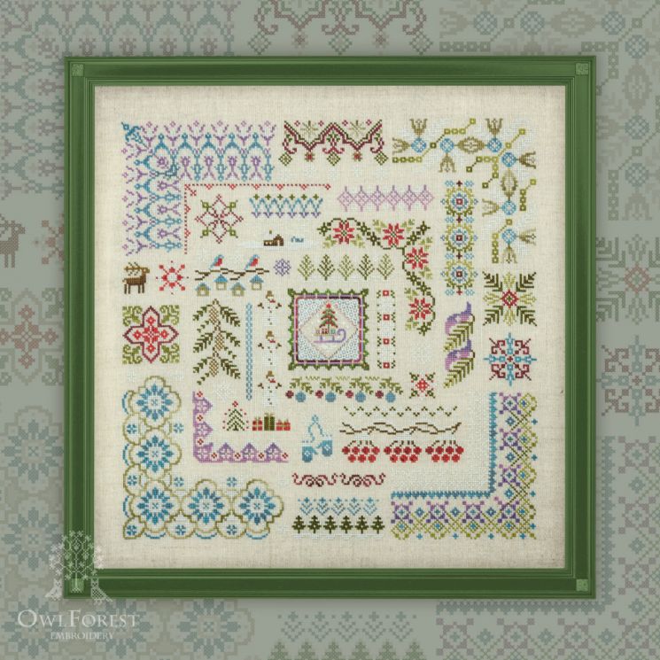 Схема для вышивания Owlforest «Зимушка-зима» 0050-ЗЗ-С