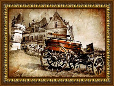 Алмазная мозаика DIY "Ретро" S-054