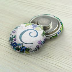 Магнитный держатель «Весенняя азбука» русские буквы Буква «С» Маг-Азб-С