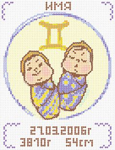 БСА4-065 Алмазная мозаика ТМ Наследие "Близнецы"