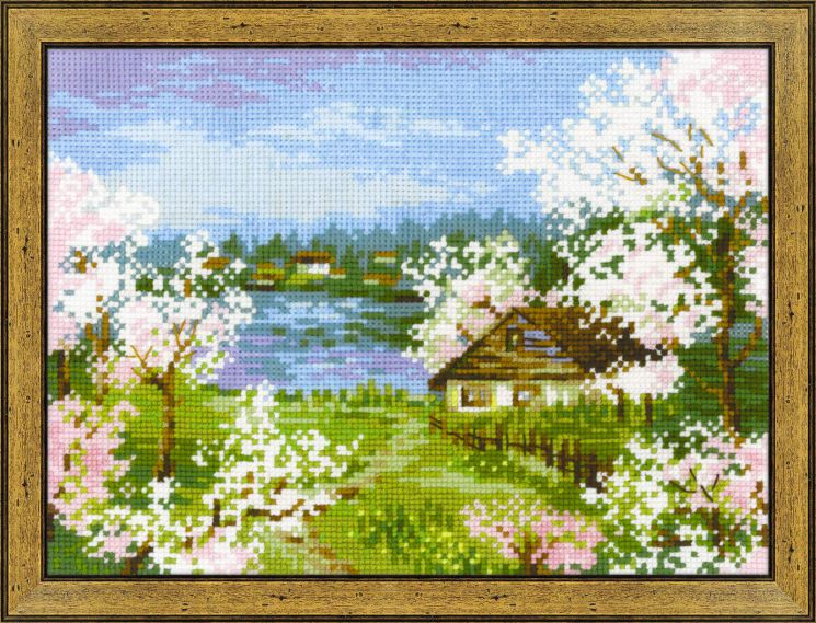 Набор для вышивания "RIOLIS" "Яблони в цвету" 1524