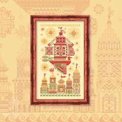 0209-ЛКД-С Схема для вышивания Owlforest «Летучий корабль. День»