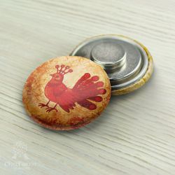 Маг-ПтПава Магнитный держатель «Птичка-пава»