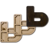 Органайзер для бисера "Алфавит" ВОЛШЕБНАЯ СТРАНА,  FLZB-152(Ь), 9,5х9см