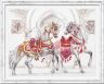 130-080 Набор для вышивания Чудесная игла "Королевские скакуны"