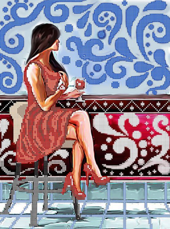 КБ-209 Схема для вышивания бисером ТМ Наследие "Ожидание прекрасного"