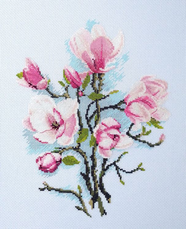 Набор для вышивания Марья Искусница "Розовая магнолия" 04.007.11