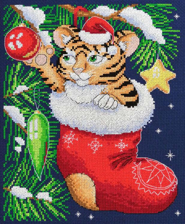 01.033.34 Набор для вышивания Марья Искусница "Новогодний сюрприз"