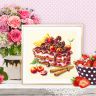 120-072 Набор для вышивания ЧУДЕСНАЯ ИГЛА "Вишнёвый торт"