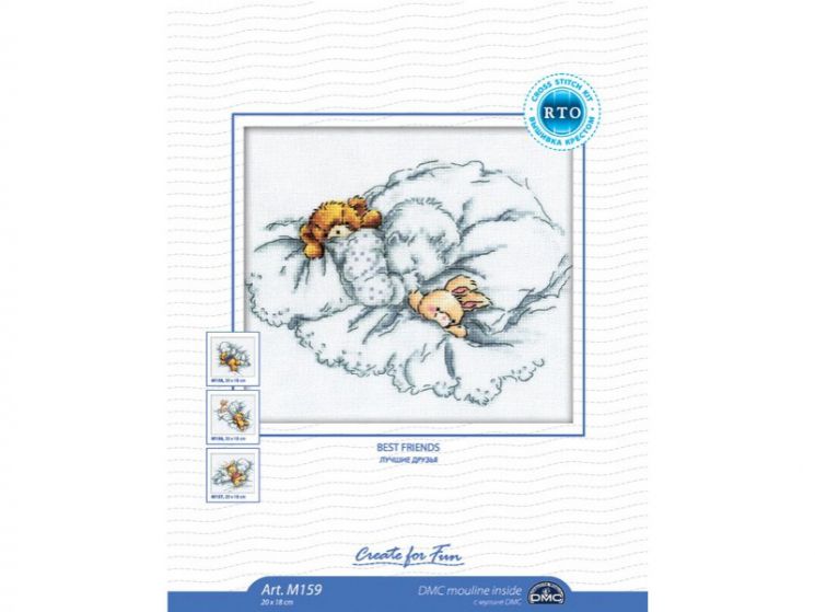 М159 Набор для вышивания РТО "Лучшие друзья"