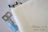 3984/1319 Ткань равномерного плетения Zweigart Murano Splash 32ct, цвет молочный с розовыми брызгами