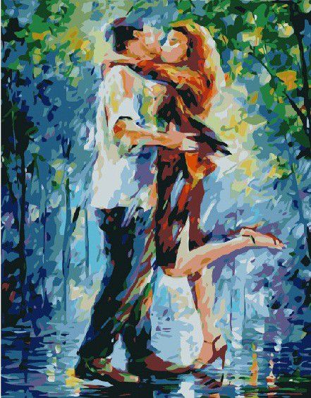 Картина по номерам Paintboy "Влюбленные" GX8131