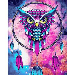 GX26597 Картина по номерам Paintboy "Сова ловец снов"