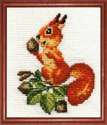 Б-06 Набор для вышивания Сделай Своими Руками "Белочка"